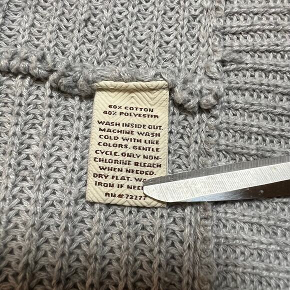 Sonoma Open Front Knit Long Line Cardigan Size L Cozy Minimalist Casual Classic - Picture 5 of 8